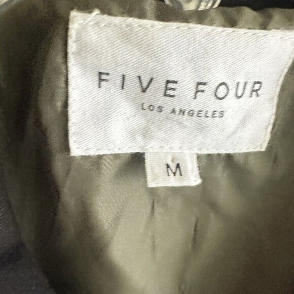 Five Four Los Angeles Mens Black‎ Jacket Coat Size Medium - Picture 3 of 9